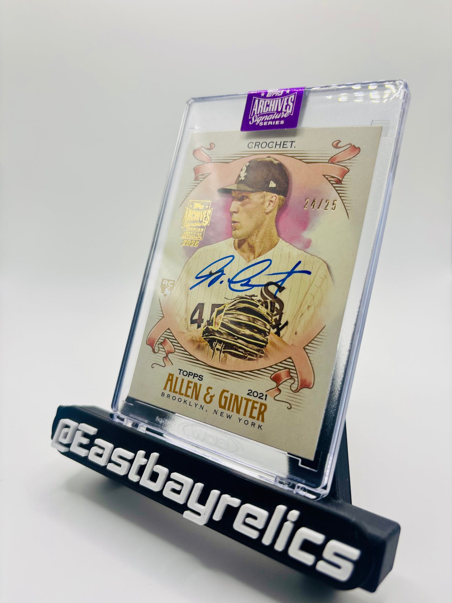2025 Topps Archives Signature Series Garrett crochet RC On Card Auto /25