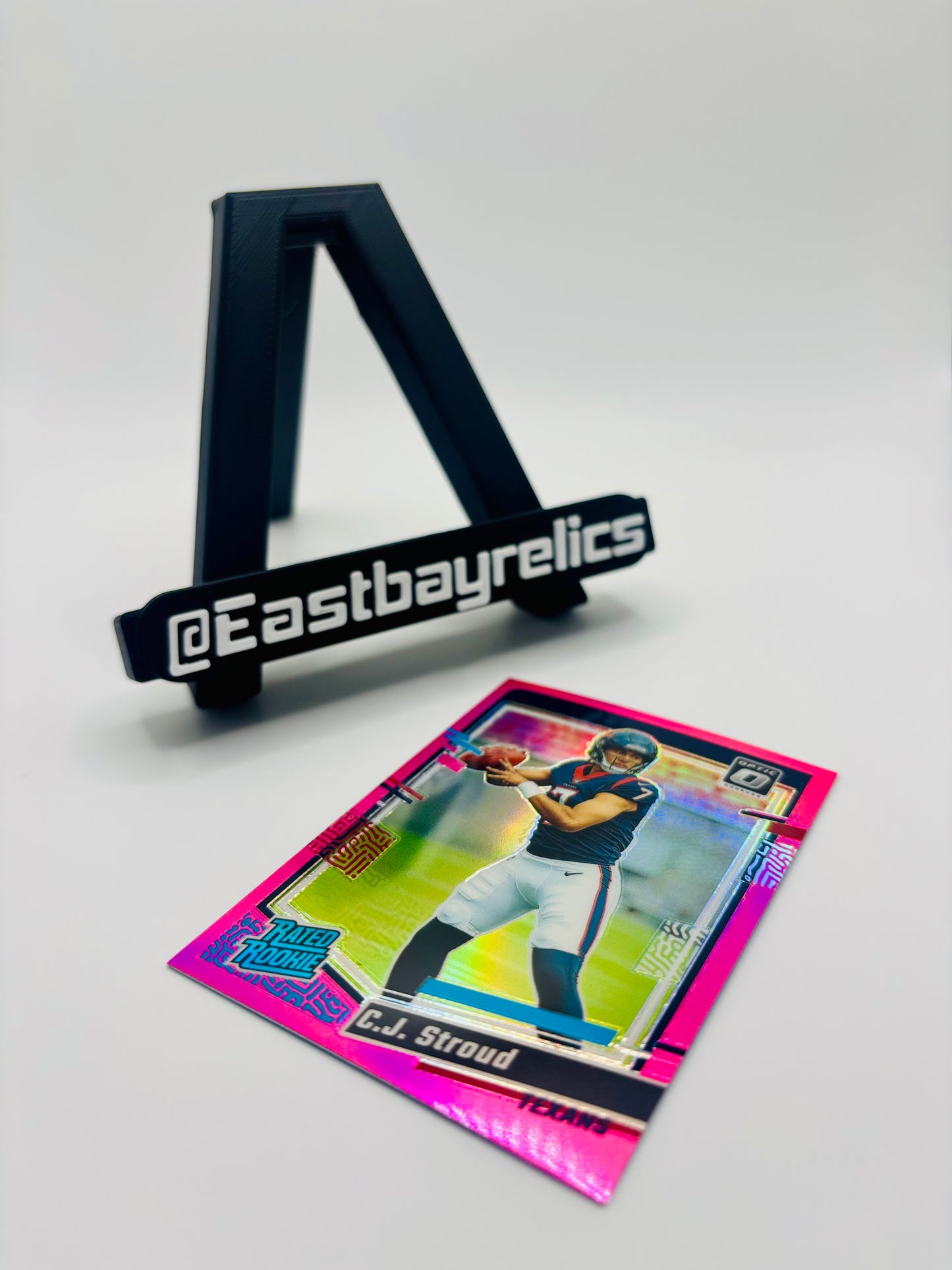 2023 Panini Donruss Optic - Rated Rookie C.J. Stroud #244 Pink Prizm (RC) HOU