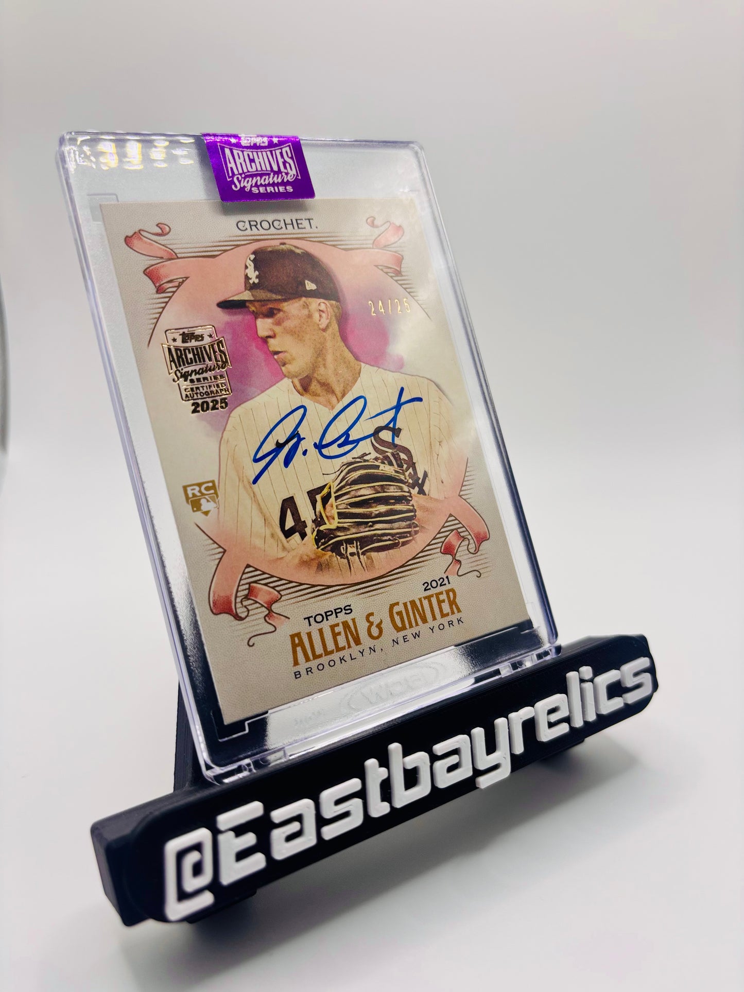 2025 Topps Archives Signature Series Garrett crochet RC On Card Auto /25