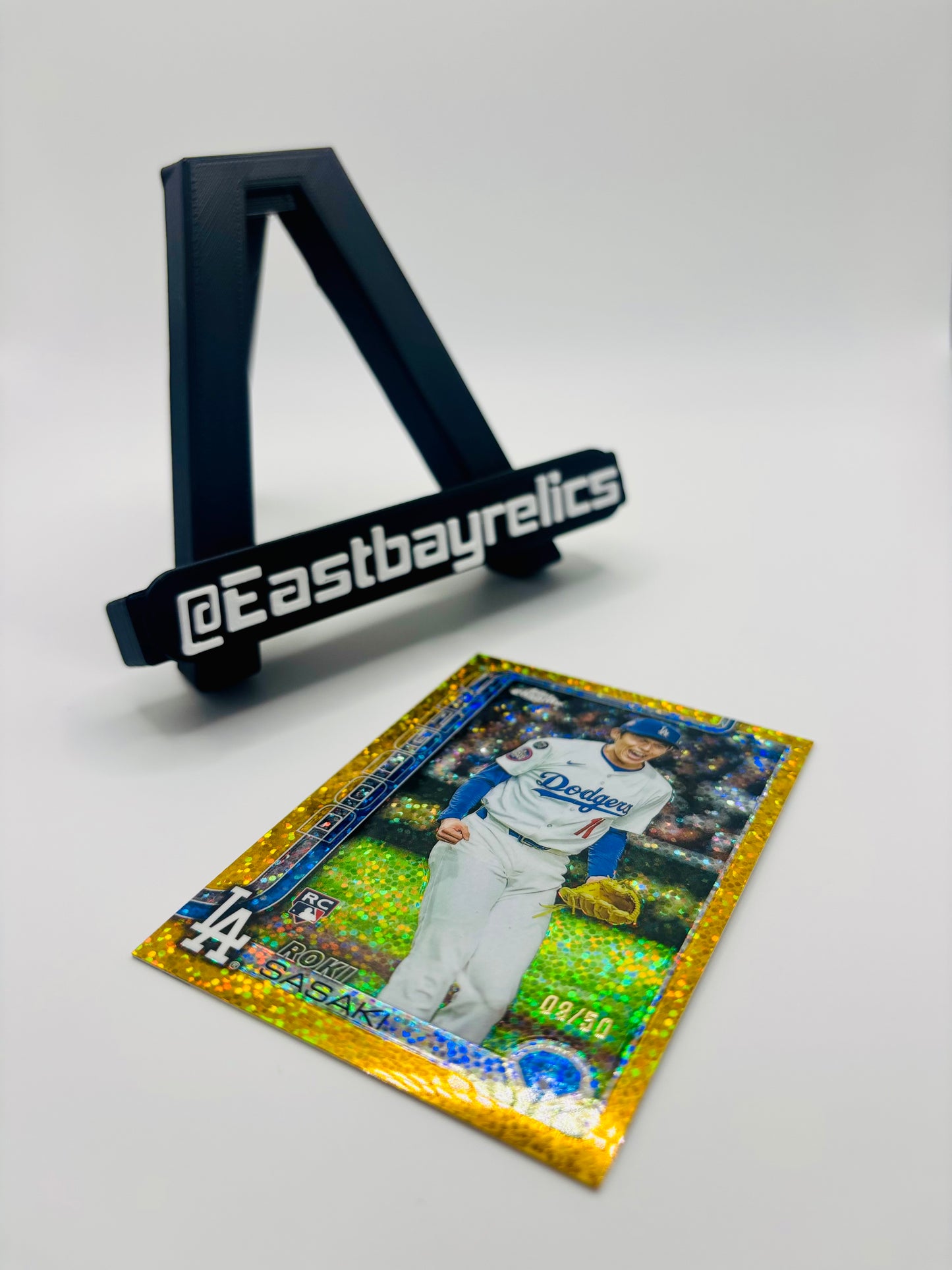 2025 Topps Chrome Roki Sasaki Gold Image Variation Rookie /50 #217 LA DODGERS