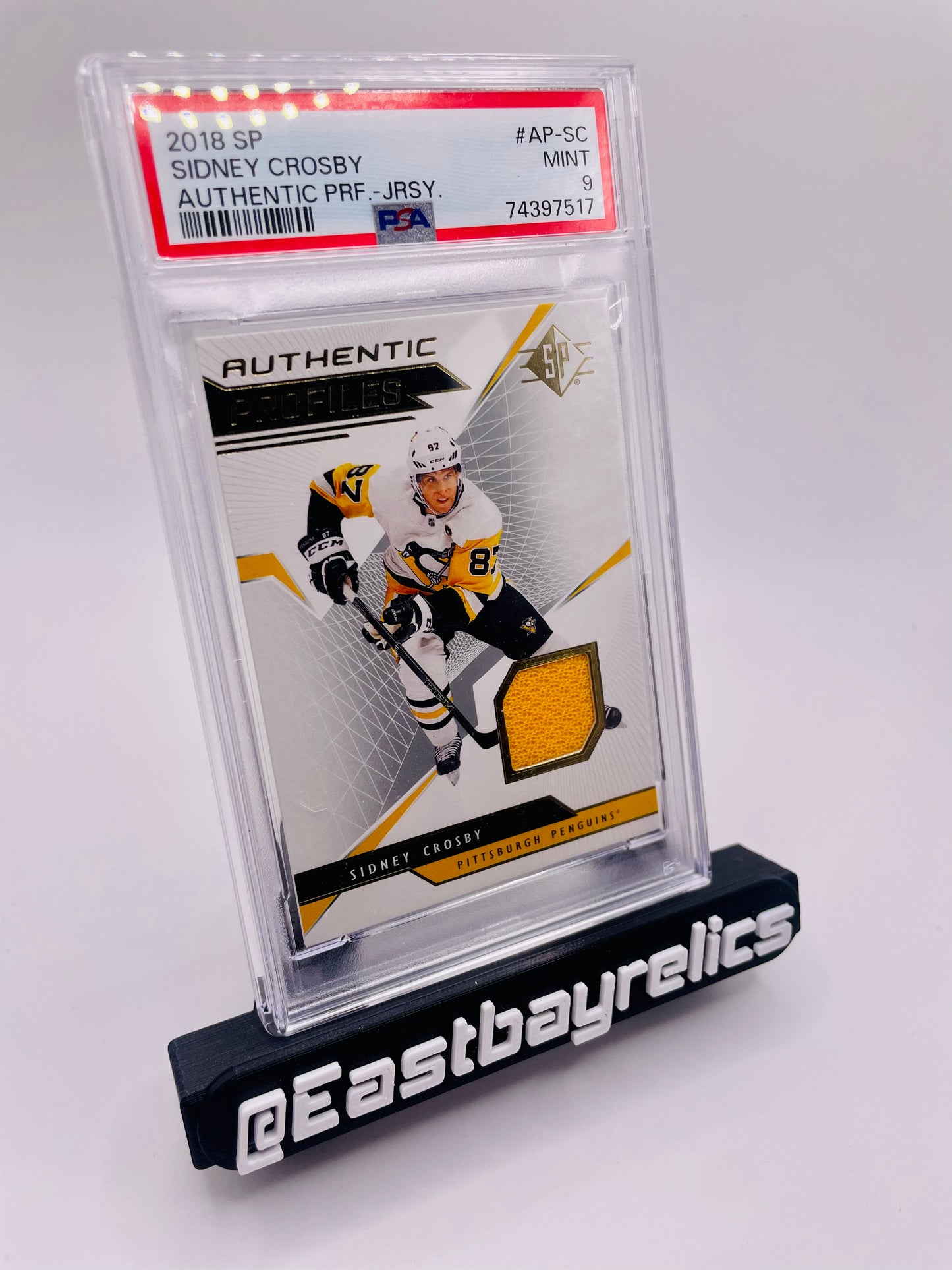 2018-19 SP Sidney Crosby Game used jersey patch