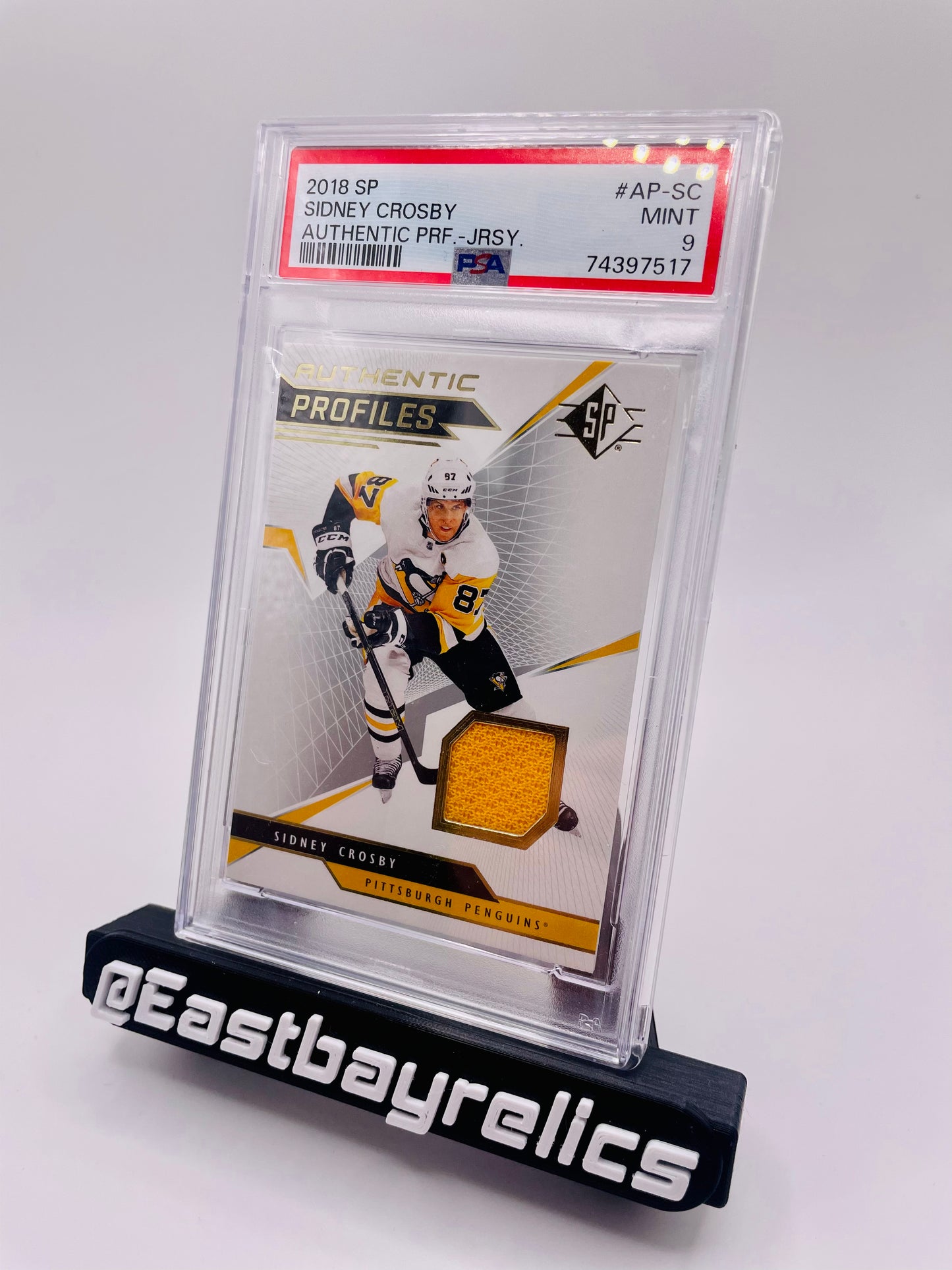 2018-19 SP Sidney Crosby Game used jersey patch