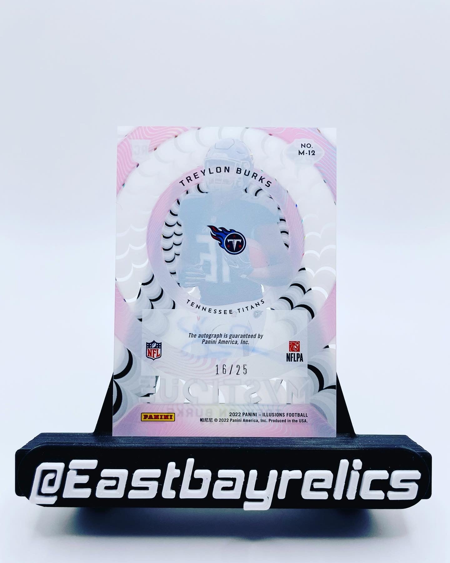 2022 Panini Illusions Mystique Treylon Burks Auto
