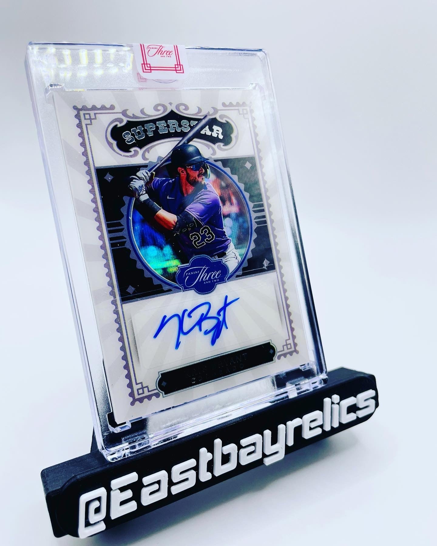 2022 Panini Three and Two superstar signatures Kris Bryant