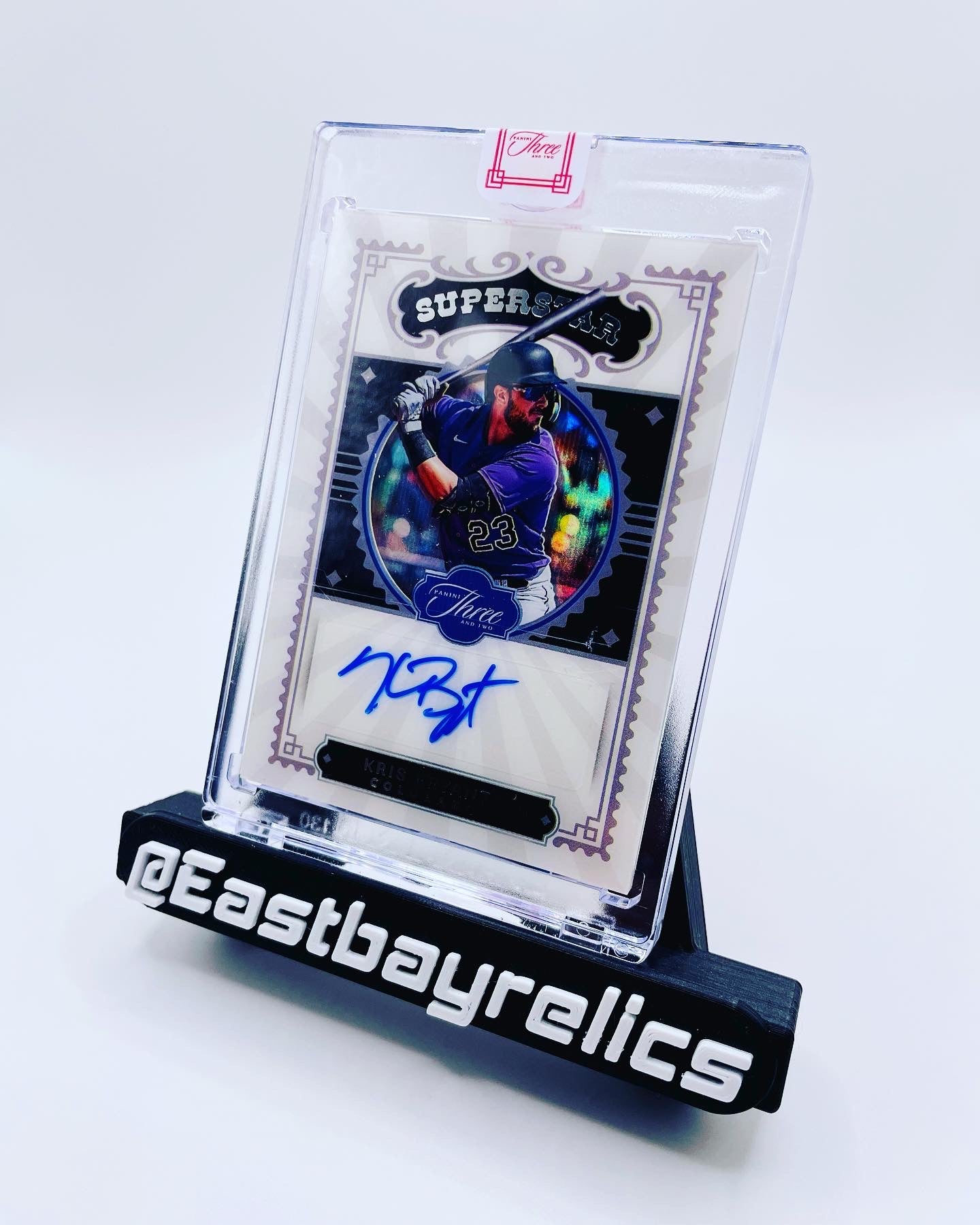 2022 Panini Three and Two superstar signatures Kris Bryant