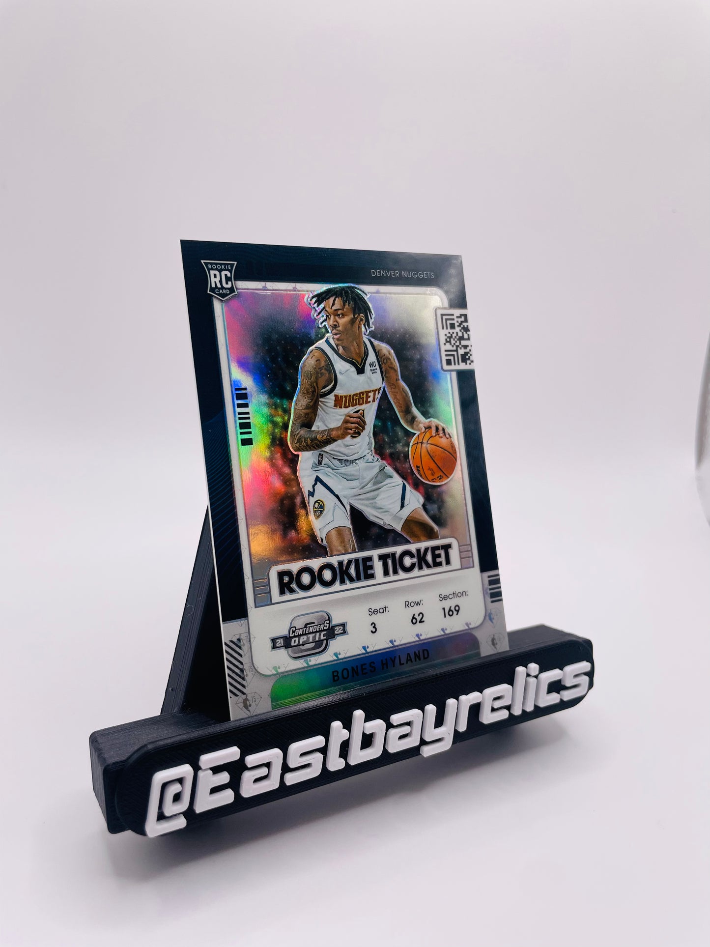 2021 Contenders Optic Rookie Ticket stub Bones Hyland