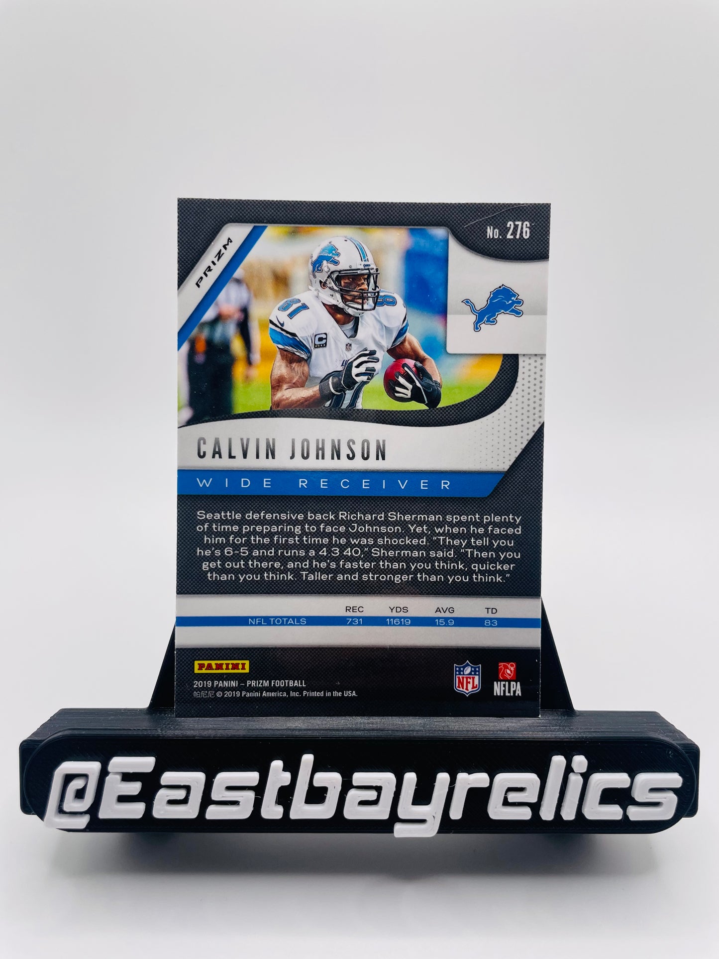 2019 PRIZM Calvin Johnson