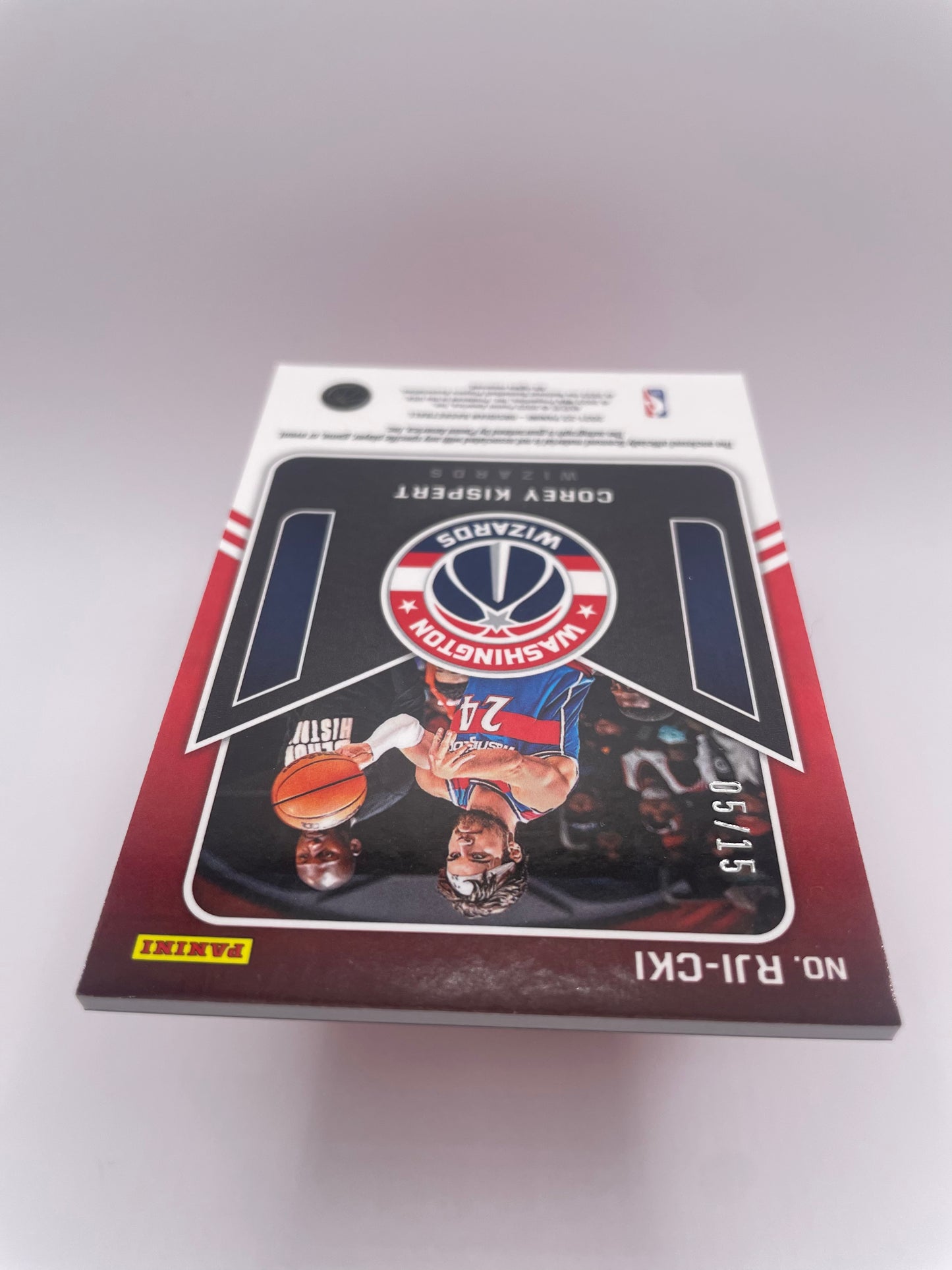 2021-22 Panini Obsidian Corey Kispert. Rookie+Patch+Autograph. ROOKIE Green Etch #’d/15 RPA