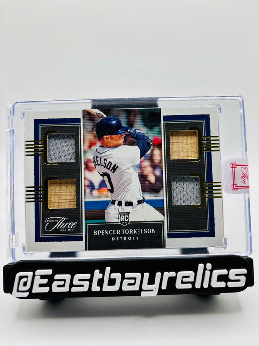 2022 Panini Three and Two Rookie Spencer Torkelson Bat Patches /49