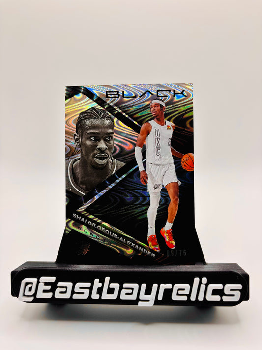2021-22 Panini Black Shai Gilgeous-Alexander Silver /75 MVP #63 OKC CHAMPS