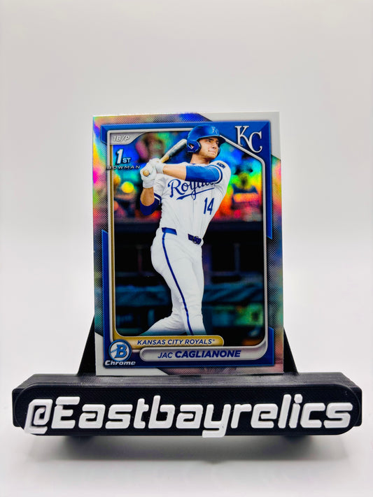 2024 Bowman Draft Jac Caglianone Chrome Refractor 1st #BDC-8 Royals KC