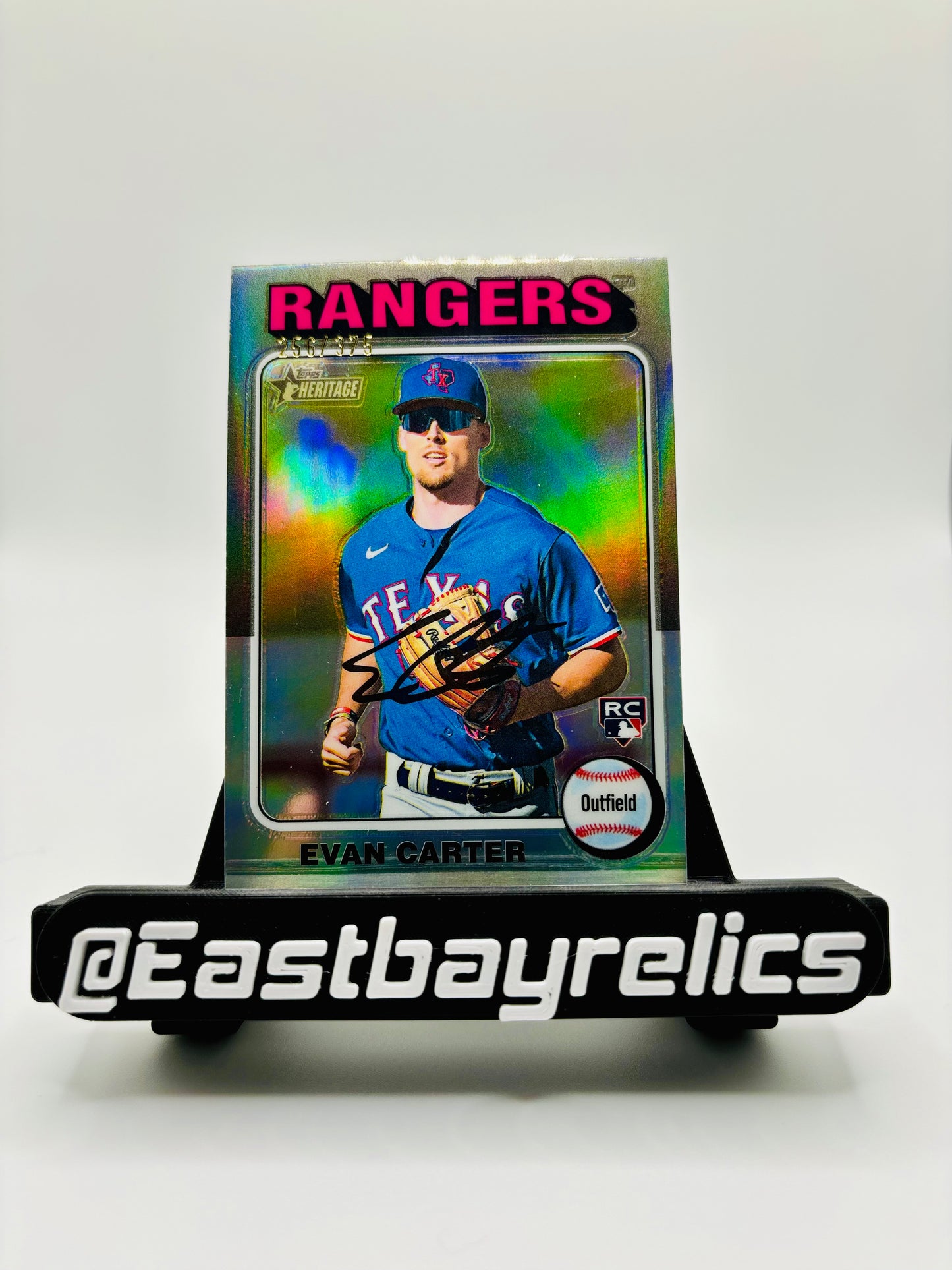 2024 Topps Heritage Evan Carter Refractor /375