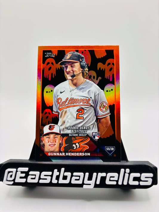2023 Topps Update Series Rookie Debut Ghost-Foil Gunnar Henderson