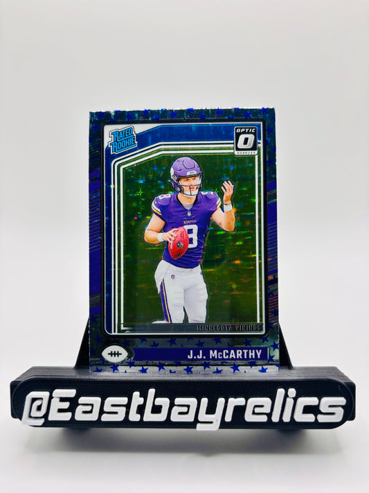 2024 Panini Donruss Optic - Rated Rookie J.J. McCarthy #235 Stars Prizm (RC)