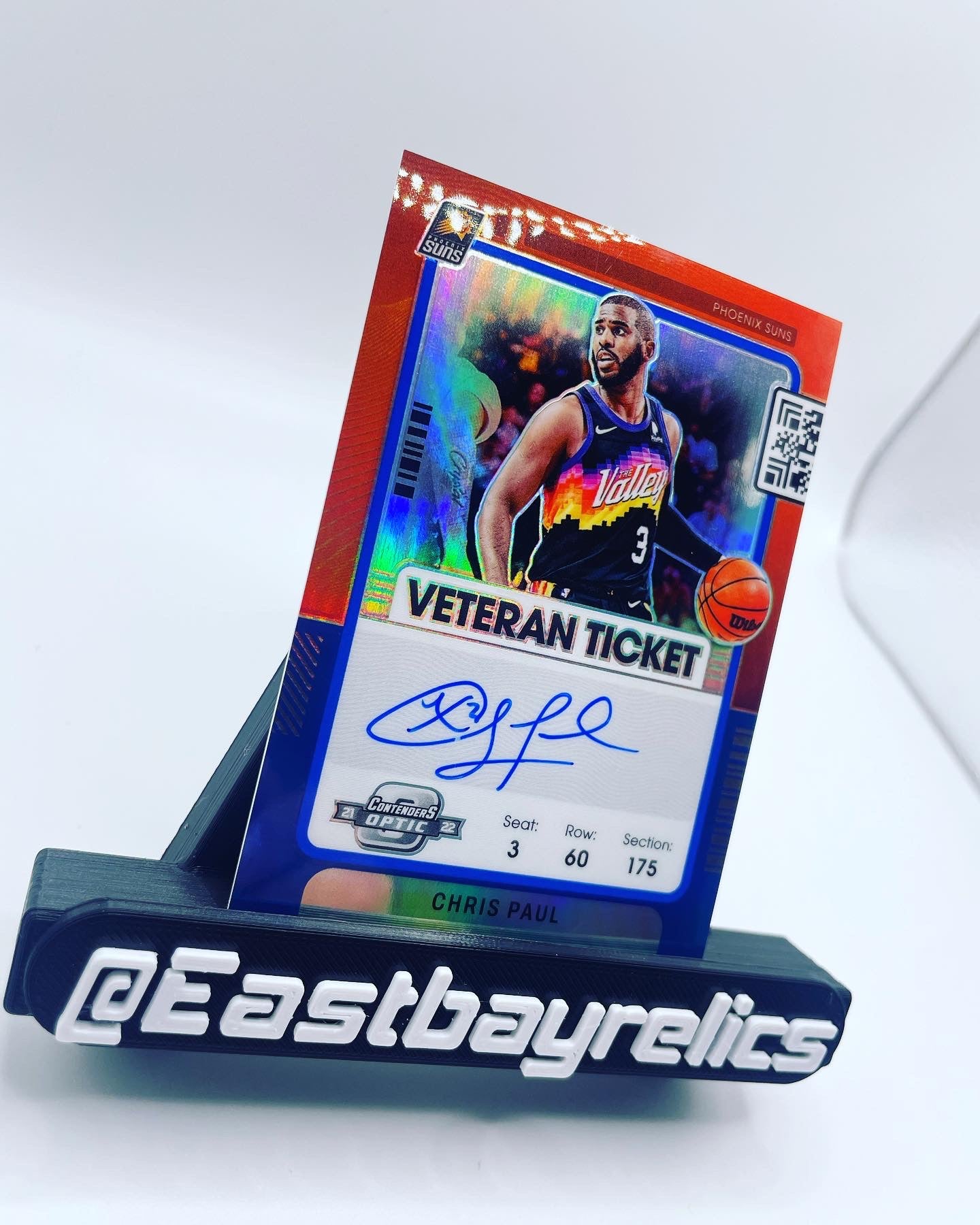 2021-22 Contenders optic veteran ticket CP3 auto 10/25