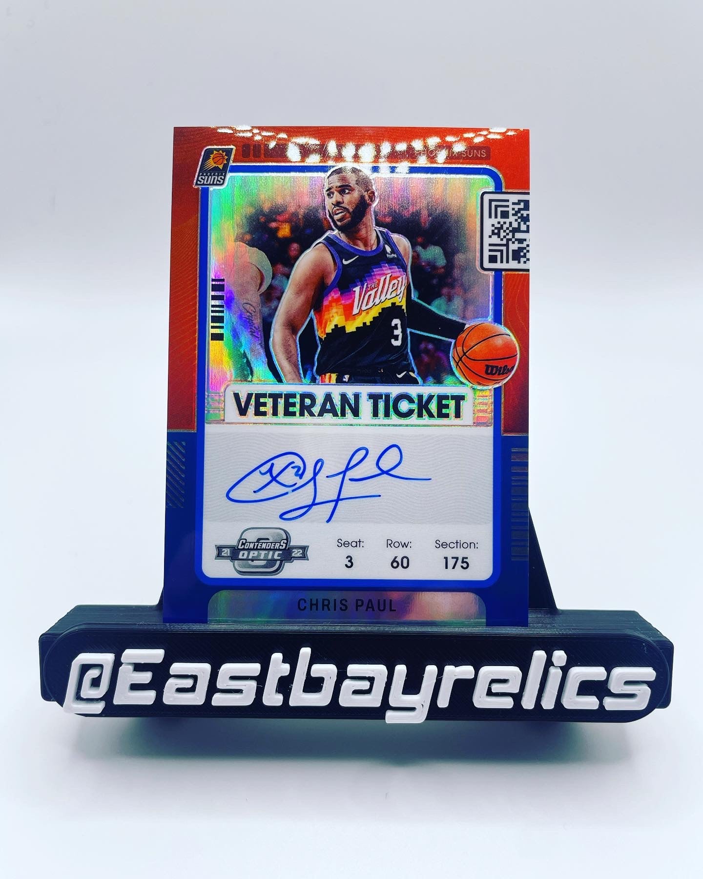 2021-22 Contenders optic veteran ticket CP3 auto 10/25